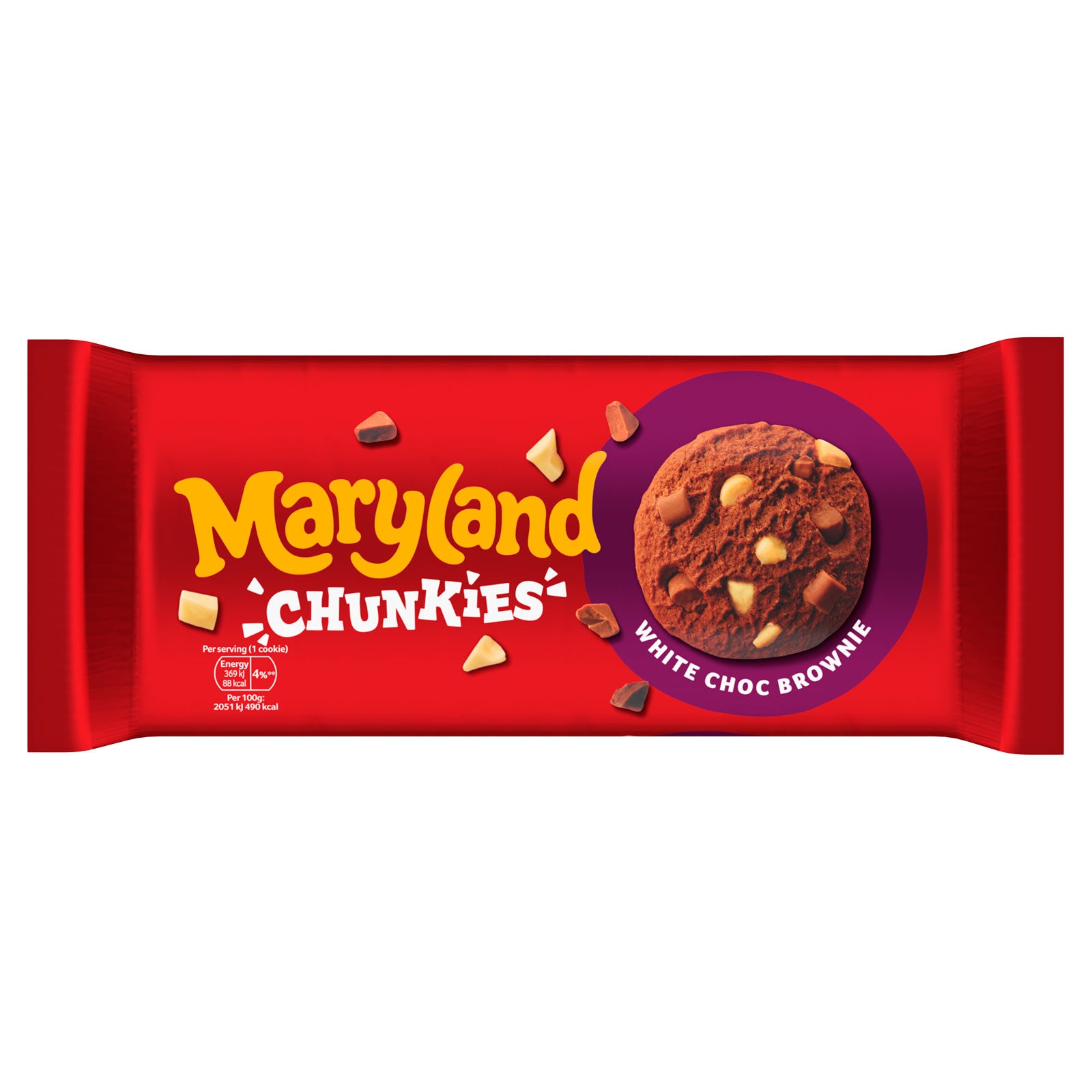 Maryland Big and chunky White Choc Chunk Browni 144g Maryland Big and chunky White Choc Chunk Browni 144g